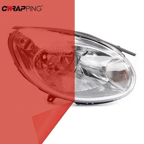 Red Car Light Headlight Taillight Tint Vinyl Film Stickers Sheet Fog Light Rear Lamp Films for Motorcycle Car Light Accessories