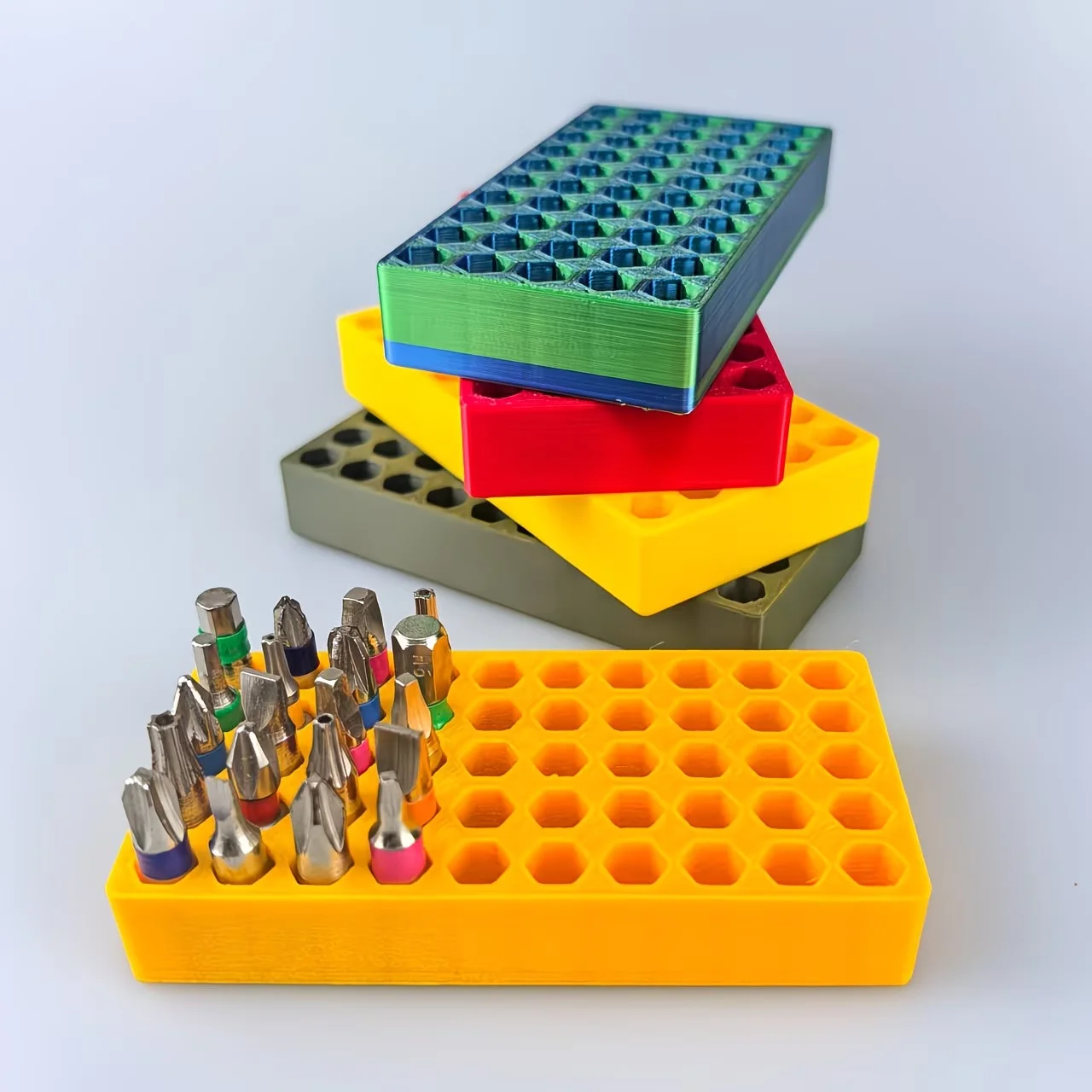 6.35Mm Bit Storage Box The Ultimate Solution for a Clutter-Free Workbench And Screwdriver Accessory Organization