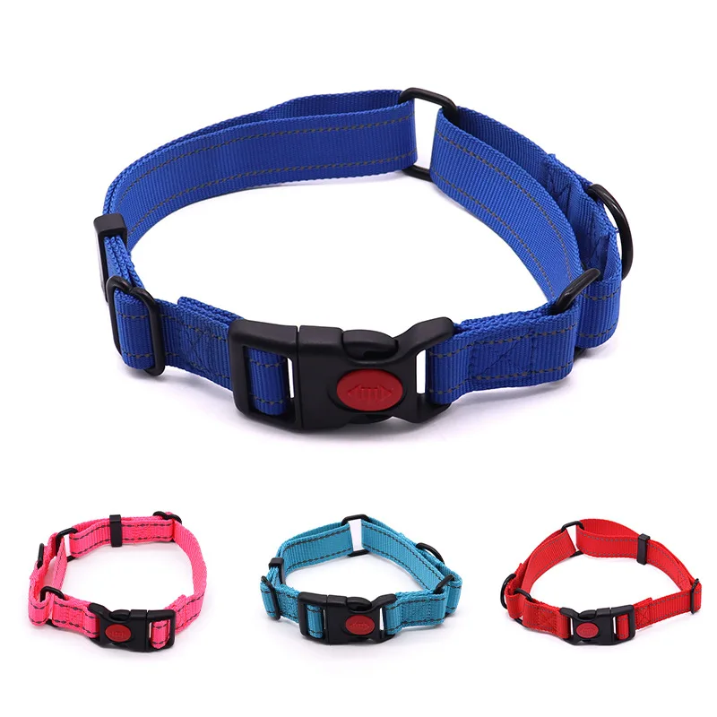 

Dog Collar Anti-Breakage Dog Out Collar Adjustable Pet Explosion-Proof Running Medium And Large Dog Traction Collar Supplies