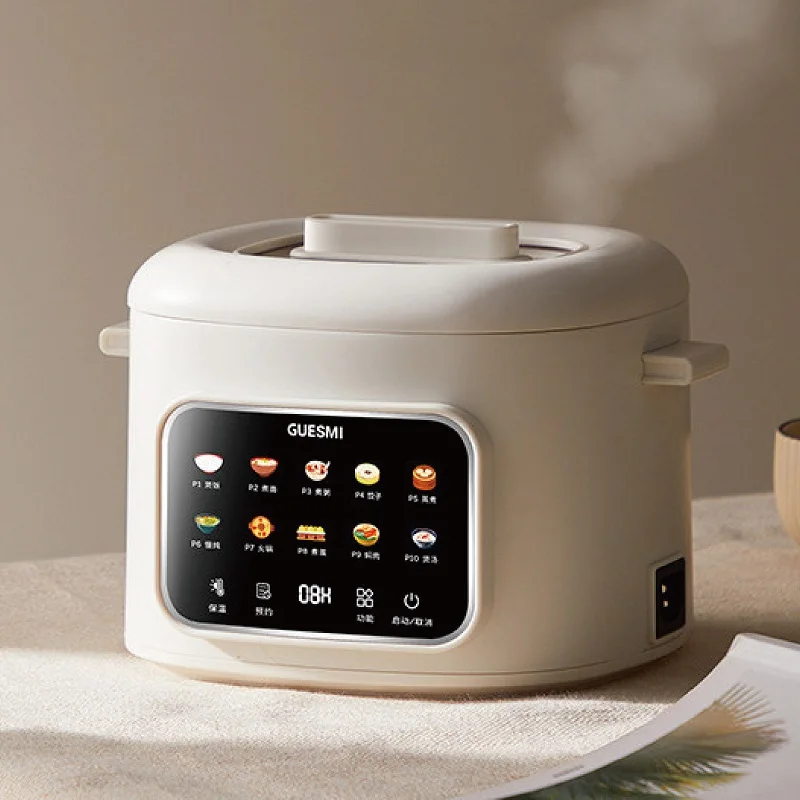 

1.6L Electric Cooking Pot Multi-functional Non-stick Pan Dormitory Cook Noodle Pot Hot Pot Reservation Steamer Auto Keep Warm