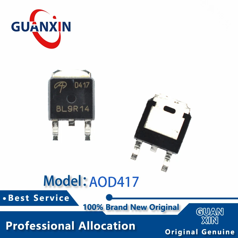 100% New  electronics AOD417 TO-252-2 Marking D417