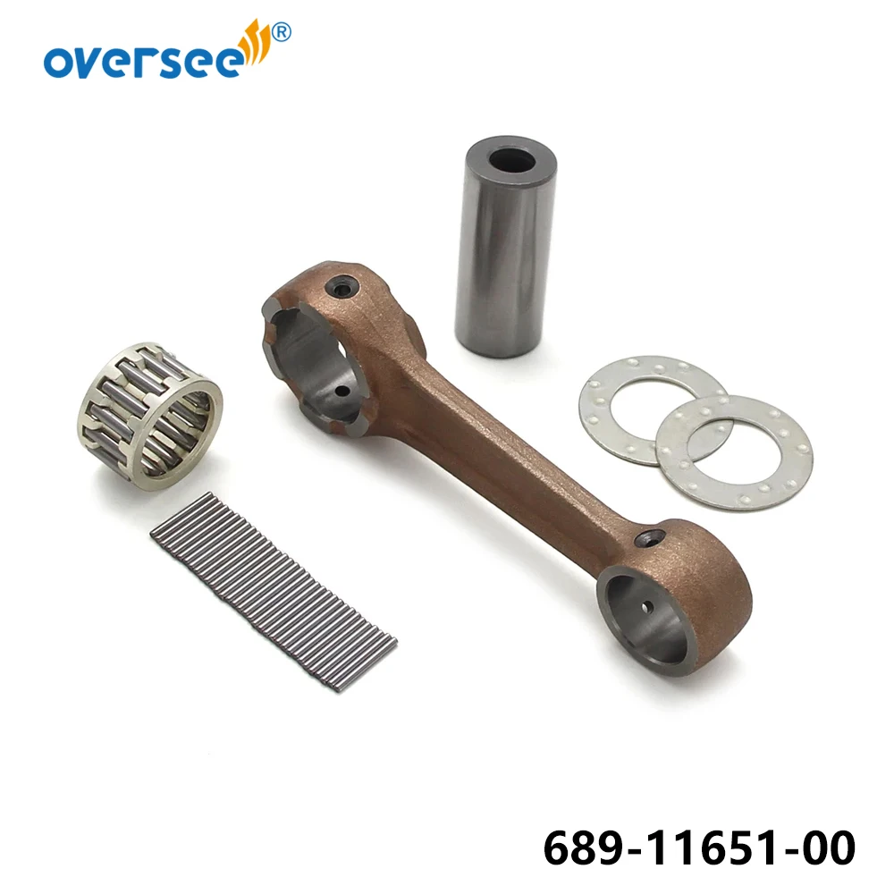 Oversee 689-11651 Connecting Rod Kit for Yamaha Outboard Parts Parsun 30HP 25HP 2T 25HP 30HP 61N 69S 69P 61T series