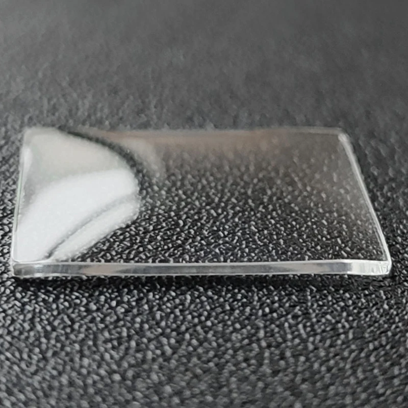 Para reloj de tanque Cartier, espejo cuadrado con parte trasera de tortuga, doble puente, barril de vino, cubierta de reloj de cristal mineral, piezas de repuesto