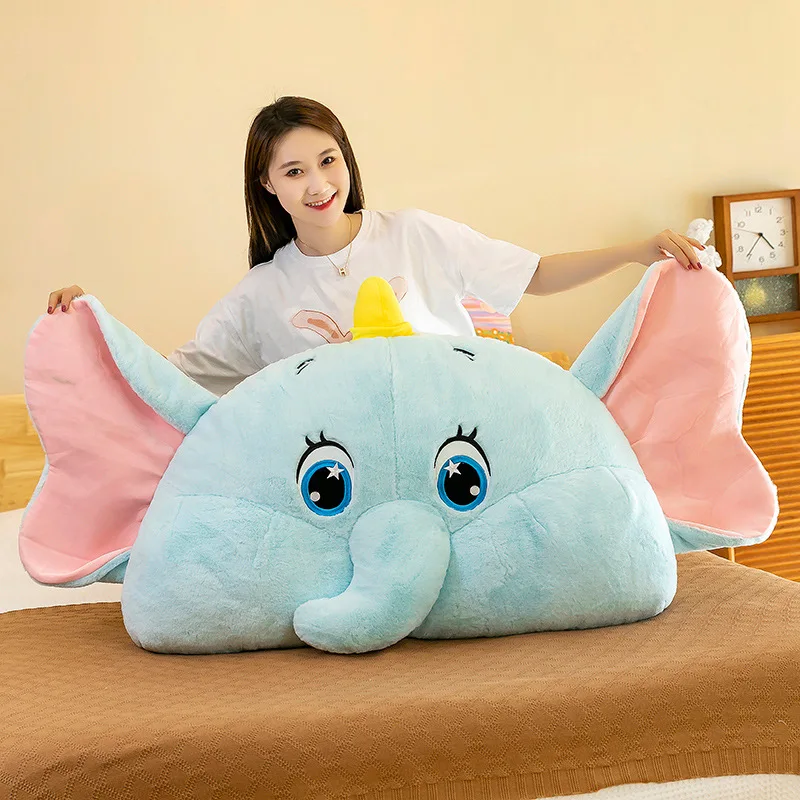 Disney Dumbo Doll Anime Cartoon Wing Elephant Throw Pillow Plush Toy Soft Cute Stuffed Collection Accompany Children Birthday Gi