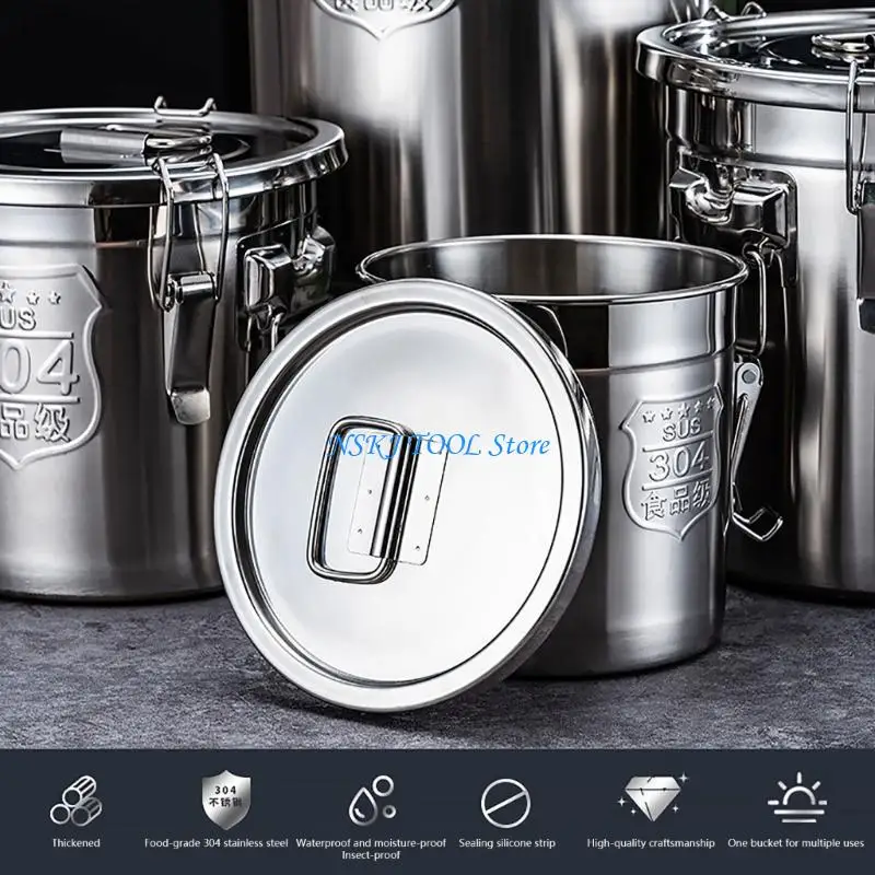 L8RC Commercial Grade 6L Nonrust Steel Container Airtight Moistureproof Construction
