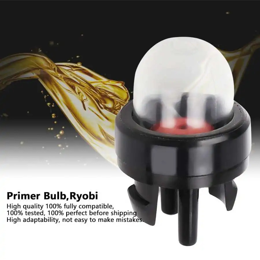 10Pcs Carburetor Oil bubble Petrol Snap in Primer Fuel Bulb Pump Kit For Walbro Poulan Chainsaws Trimmer Carburetor Light bulb