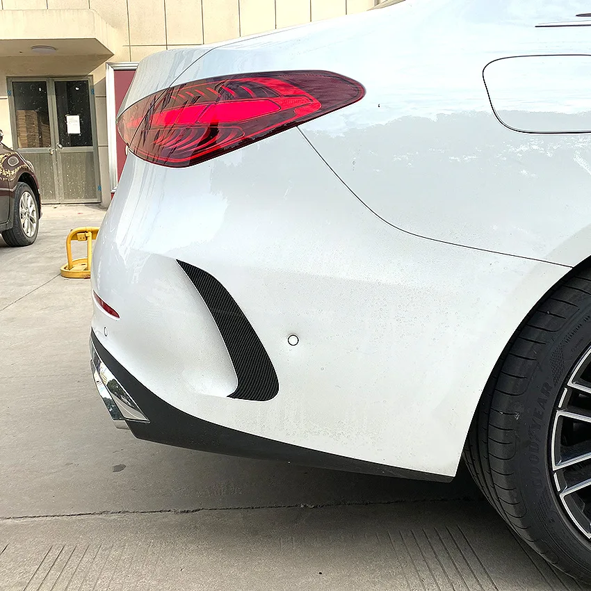 

Rear Bumper Surrounds The Air Outlet Tail Wind Knife Car Stickers For Mercedes Benz C-Class W206 C200 C260 C300 AMG 2022