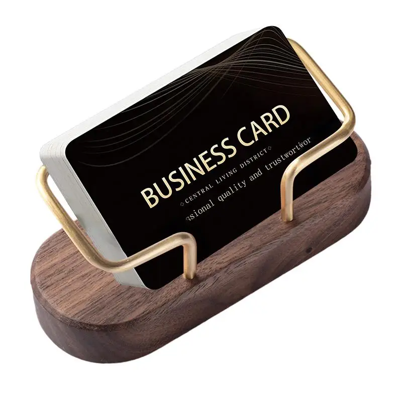 Business Card Stand For Desk Horizontal Name Card Organizer Elegant Name Postcard Card Organizer For Home Presentations