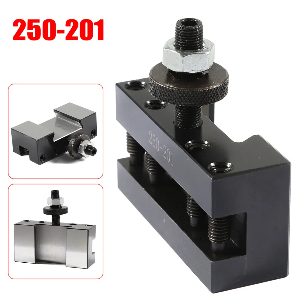 Turning & Facing Lathe Tool Holder Quick-change Turning Holder 10*9*4cm Machine Tool Post Accessory in Place of Square Turrets