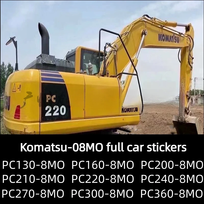 

Excavator Accessories Komatsu PC130 160 200 210 220 240 270 360-8MO Full Vehicle Sticker