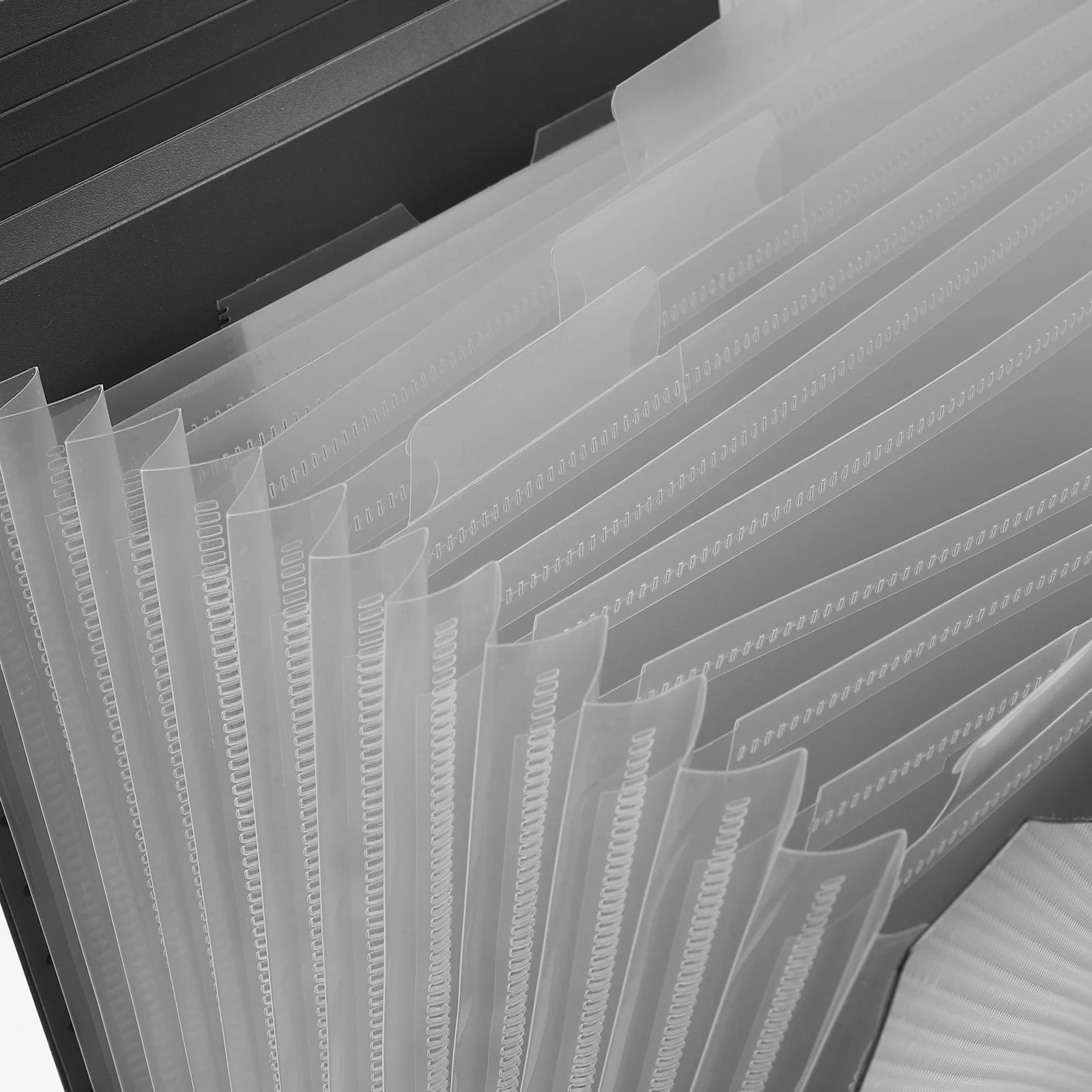 Organisateur d'accordéon extensible de dossier de fichiers en plastique pour le stockage de reçus de Documents porte-fichiers Portable bureau