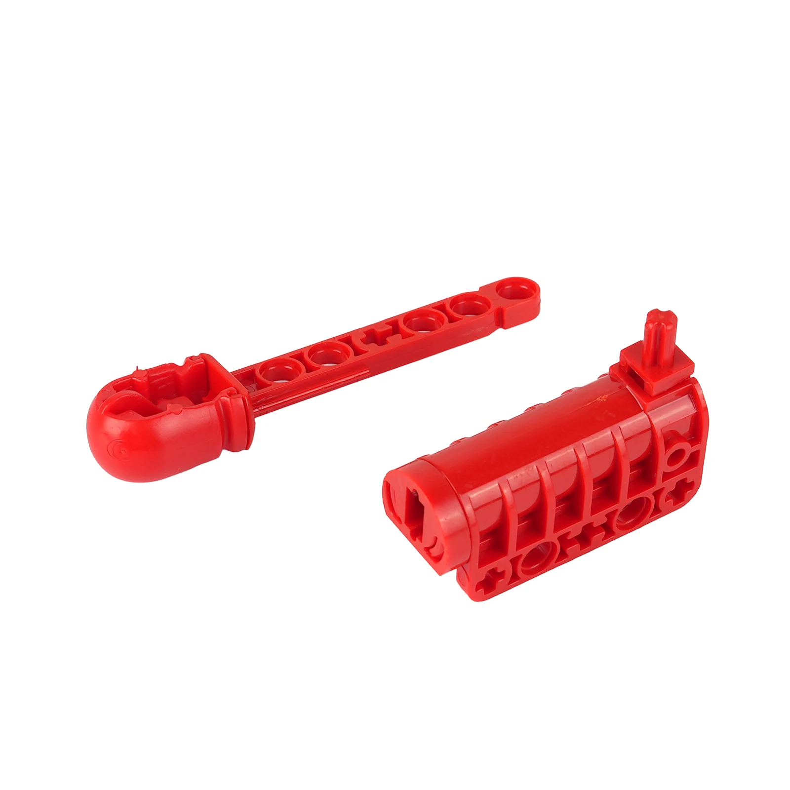 Cannon Launcher + Bullet Set Technical Builing Block Parts Flat Bottom Shooter Game MOC Bricks 57028 57796 Model Toy Accessories