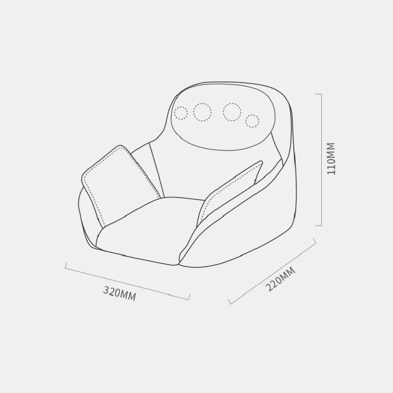 เอวนวดที่นั่งเก้าอี้เบาะ Hip Retracting กระดูกเชิงกรานกระดูก Beautifying เก้าอี้นวด Kneading ร้อนเอวสะโพกนวด