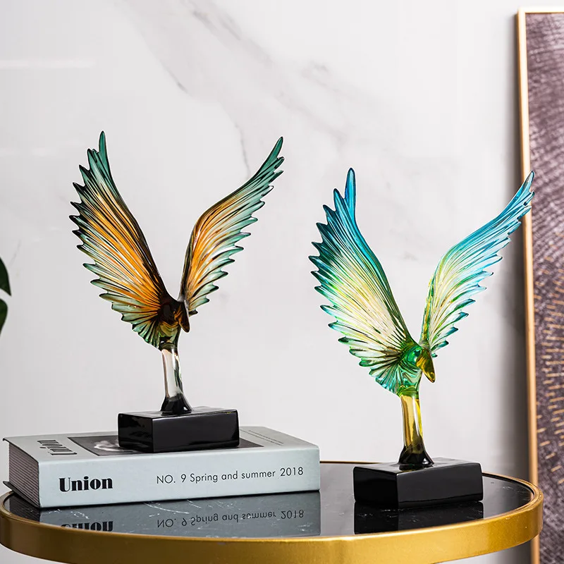 

Creative abstract roc spreads its wings, light home living room wine cabinet ornaments, boss office desktop decorations