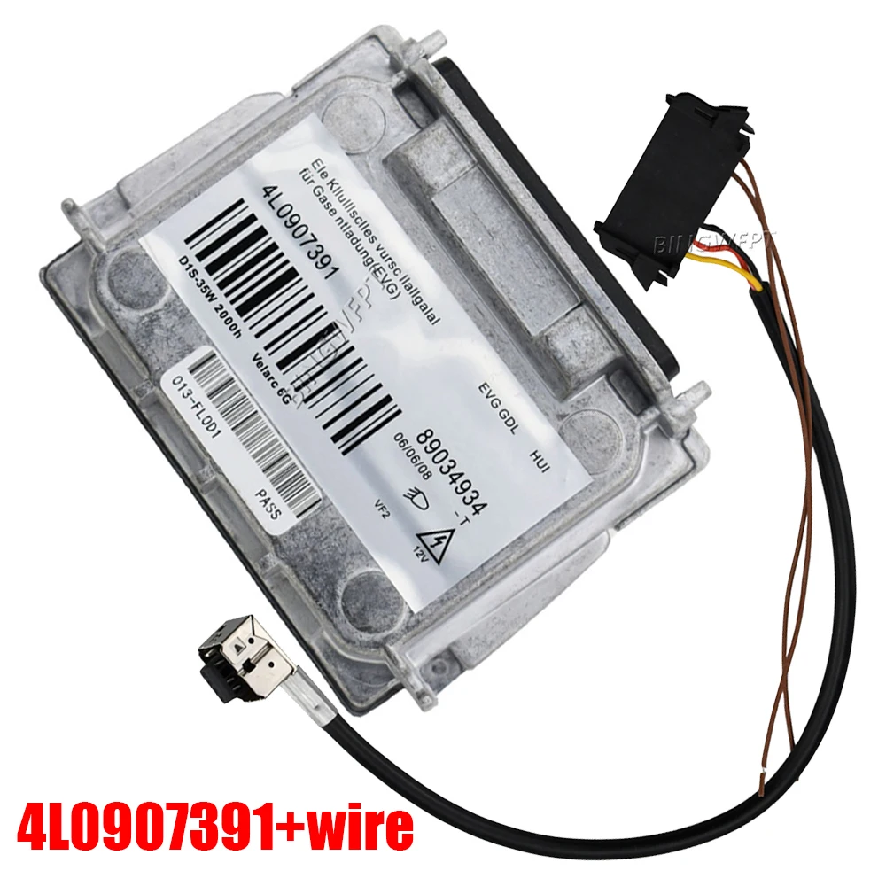 New Xenon HID Headlight Ballast Unit Controller Module With Wire For BMW Audi For VW GMC Volvo 89034934 4L0907391