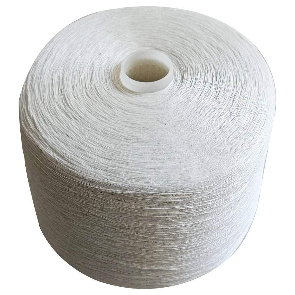 Ｈight quality 100% Natural linen yarn Diameter 0.3mm weight about 1.65kg/cone knitting yarn