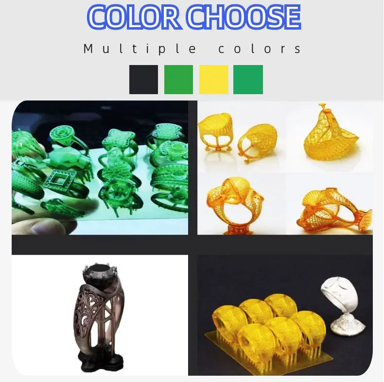 WW Jewelry Casting Wax Resin 405nm Castable 3D Resin for 4K/8K SLA/ DLP/LCD  Printer