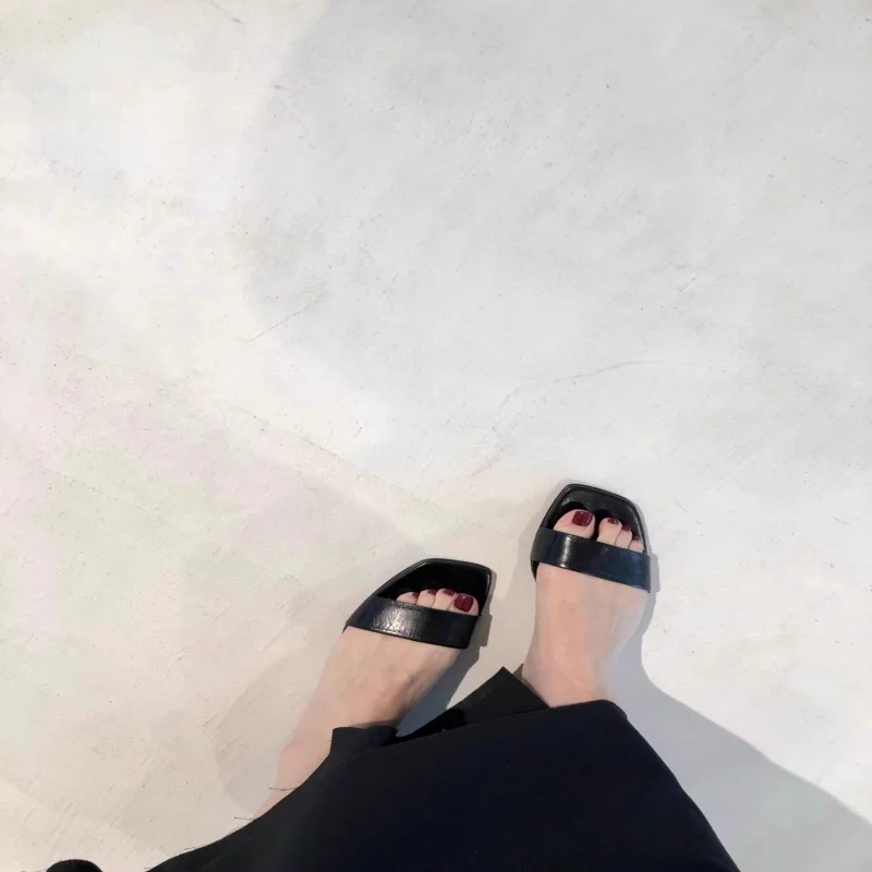 الصيف. شباشب كاجوال مريحة برأس مستدير جديد للنساء شباشب خارجية أنيقة ومثيرة #4