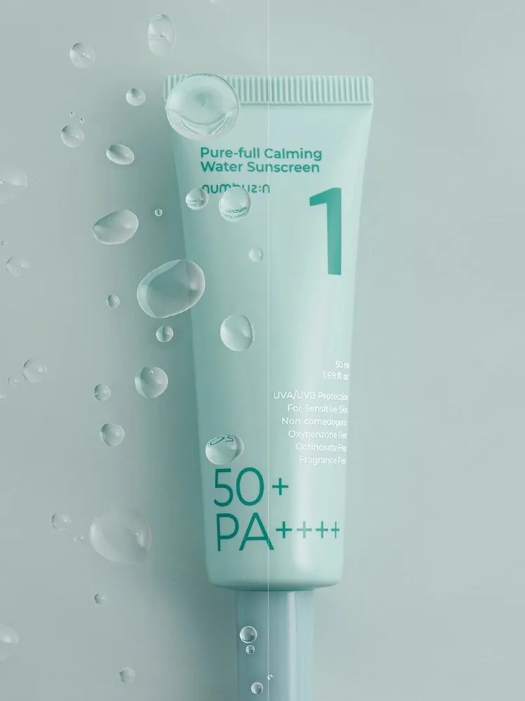 Koreje líčení numbuzin NO.1 chladící osvěžující uklidňující opalovací krém 50ml SPF50+PA++ centella asiatica hydratační řídký krása