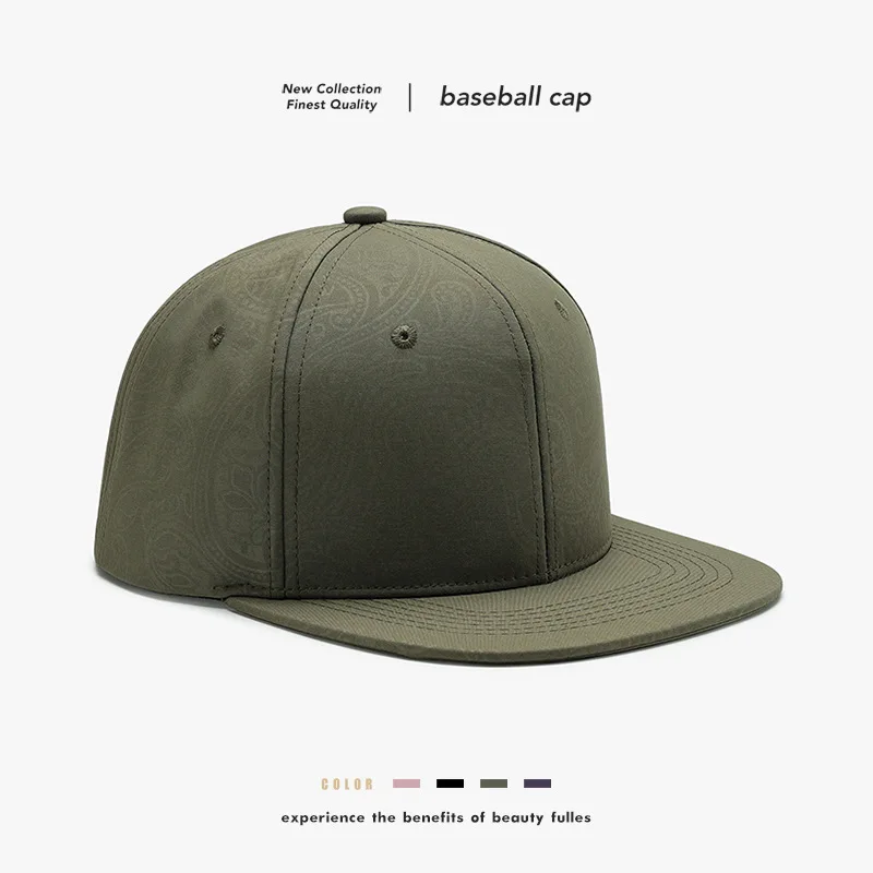 New Soft Top Advanced Adjustable Outdoor Travel Men's Hip hop hat Flat brim Adult Hat Sunshade Women's Sun protection hat