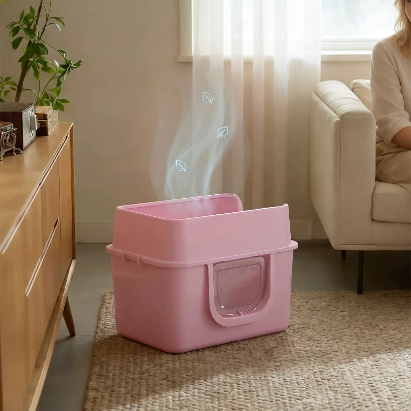 Side Entrance Luxury Training Sandbox Litter Box Defecation With Hole Detachable Litter Box Arenero Gato Household Products