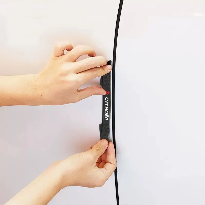 4 قطعة الوفير المضادة للتصادم قطاع باب السيارة خدش حامي ملصقات لسيتروين C إليس C2 C3 C4 الكبرى بيكاسو C5 C6 C8 كسارا #3