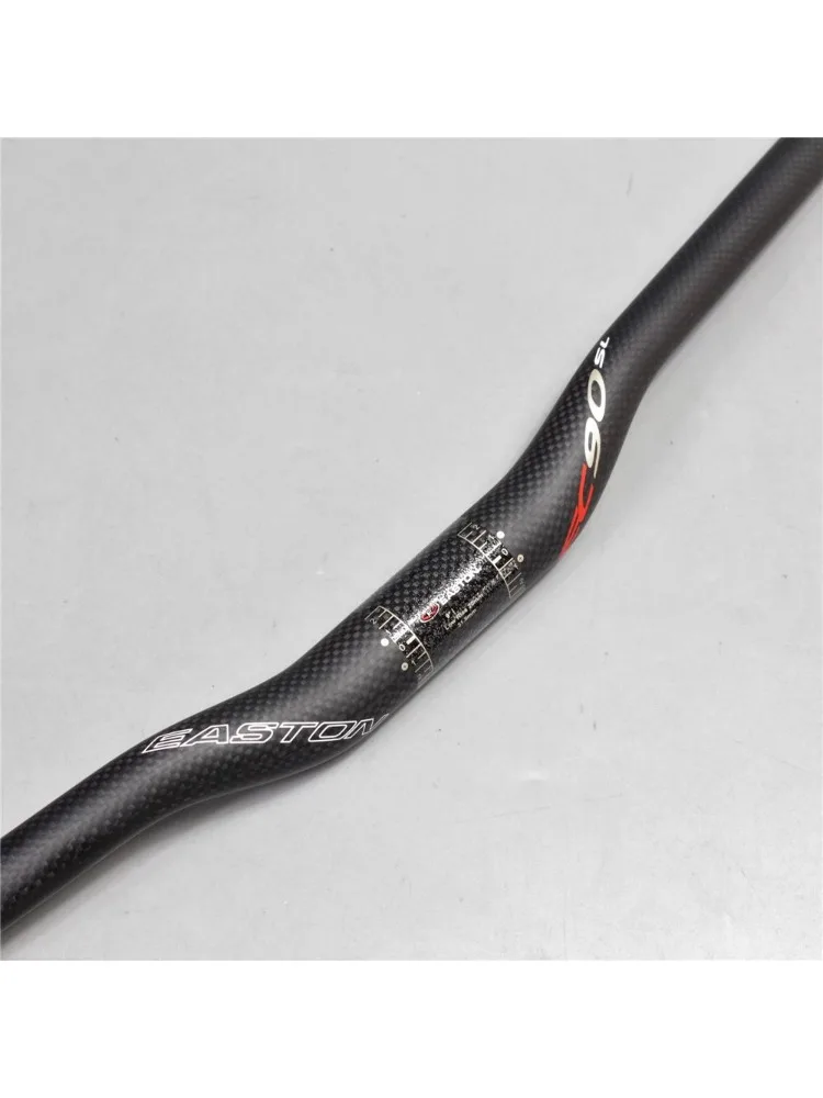 AliExpress Newest EC90 Mountain Bike 3K Full Carbon Handlebar Riser/Flat Carbon Bicycle Handlebars MTB Parts 31.8X600-760mm