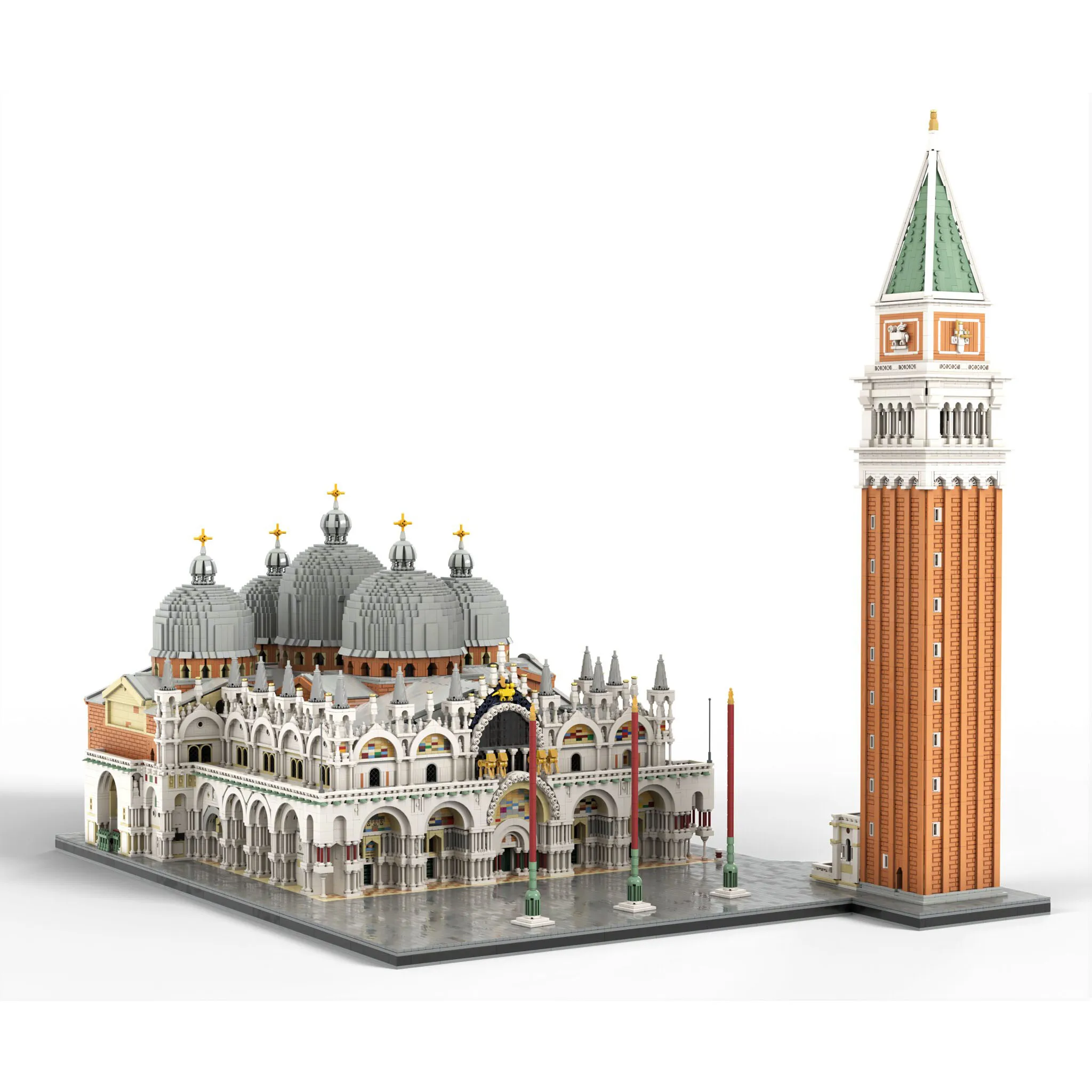 

High Difficulty 25898pcs St. Mark's Cathedral Building Blocks Street View Architecture Assembled DIY Toys Brick Adult Child Gift