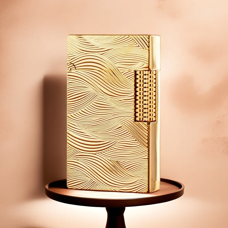 

Высококачественная латунная керосиновая зажигалка с трехмерным узором Aloud, боковое зажигание, креативный и индивидуальный подарок для мужчин