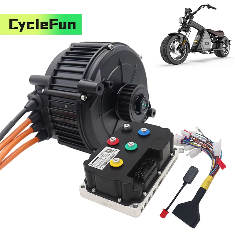 

QS165 5 кВт двигатель среднего привода 6500 об/мин для Sur-ron Light Bee с контроллером FarDriver ND72530 электрический скутер преобразование мотоцикла