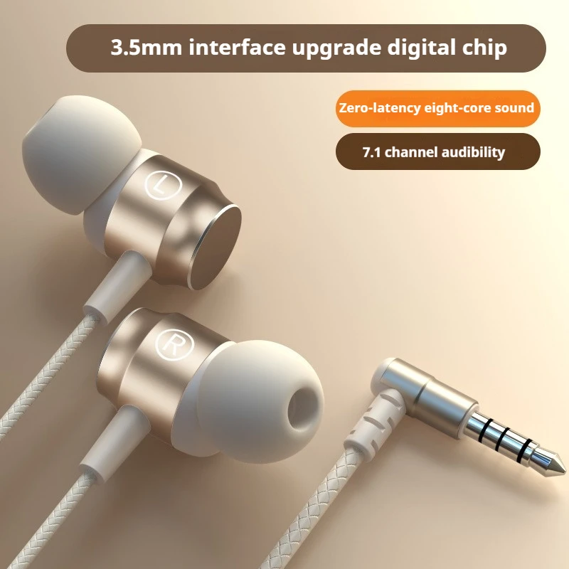 EARDECO Für Samsung Kopfhörer HiFi-Sound In-Ear USB Typ C 3,5mm Mit Kabelsteuerung Kabelgebundene Ohrhörer Für Galaxy S24 S23 S22 Ultra
