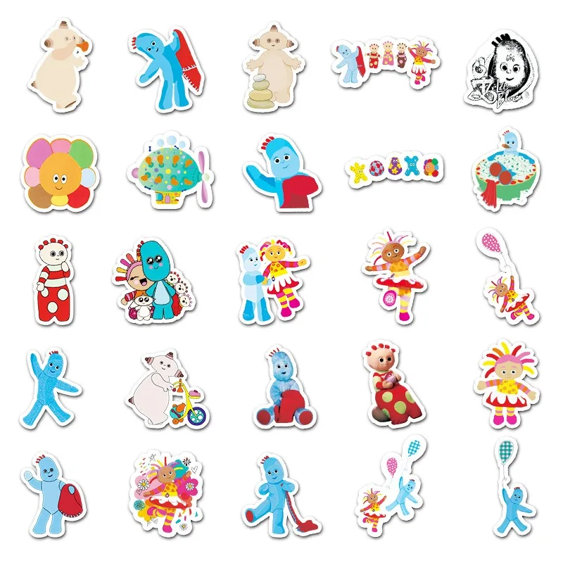 50pcs Masha and The Bear Stickers Suitcase Water Cup Stationery Mobile Phone Scooter Laptop Refrigerator Decorative Stickers