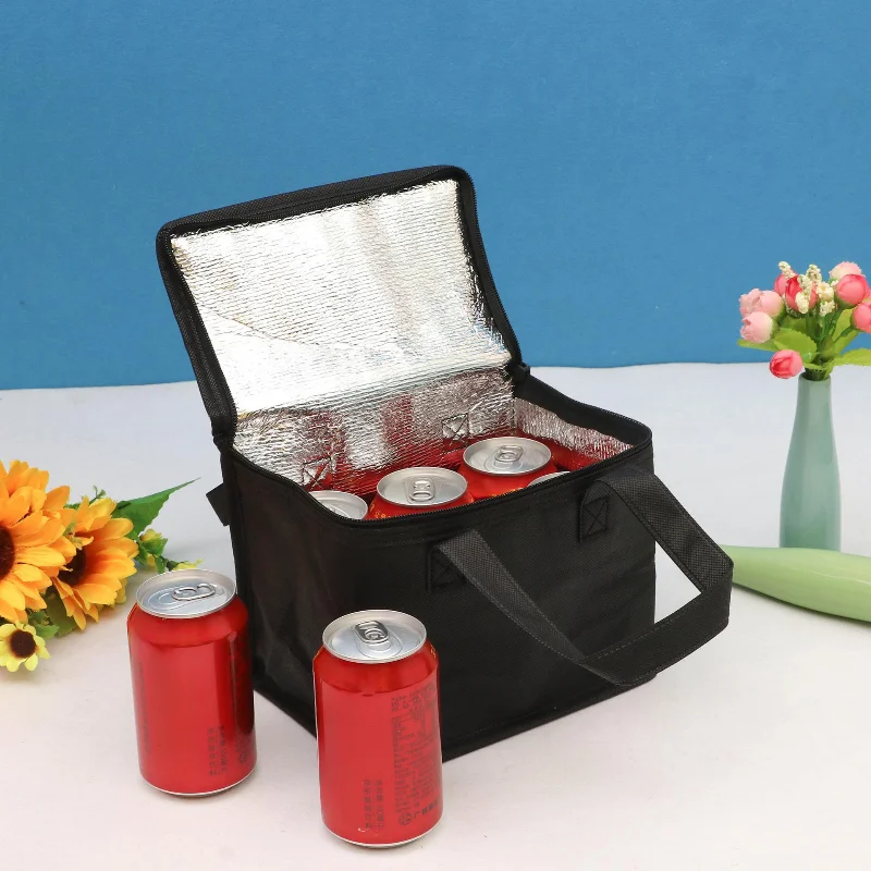 Lunch Cooler Bag Portable Folding Insulation Picnic Ice Pack Food Thermal Bag Drink Carrier Insulated Bags Food Delivery Bag