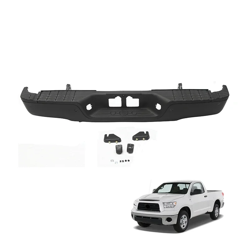 

Новый товар, черный Задний бампер для Toyota Tundra 2007-2014, текстурированный черный бампер для грузовика