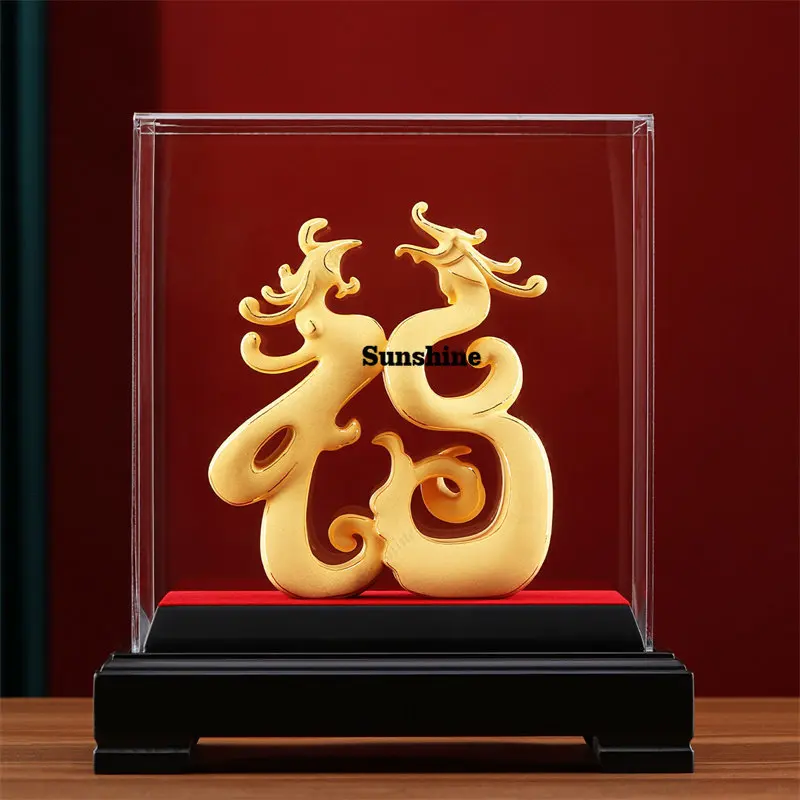 

Dragon and phoenix Chengxiang blessing ornament, newlyweds and newlyweds give gifts to newlyweds