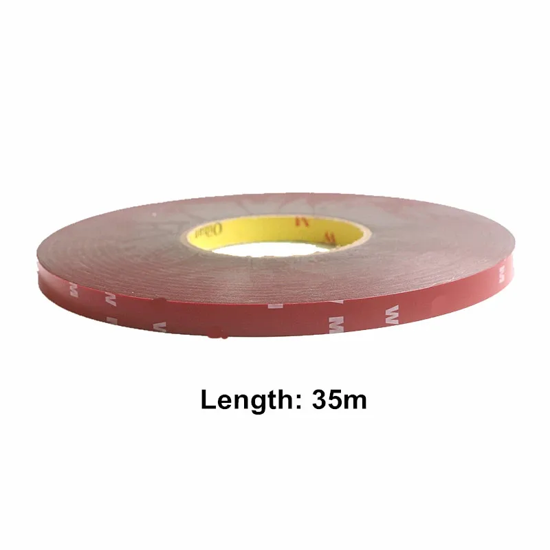 35M/Lot PC TV Black light Double Sided Foam Pad 8 10 12mm Strong Adhesive Force Assembly Tape Sticker For 3528 5050 LED Strip