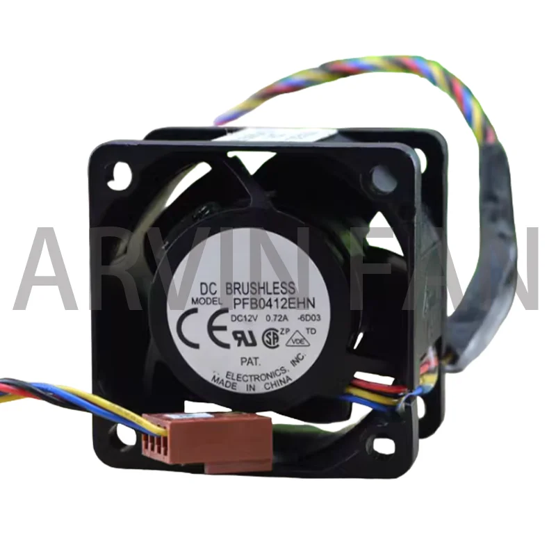 PFB0412EHN-SP12 4028 4CM 12V 0.72A Ventilador de enfriamiento de doble bola súper violento