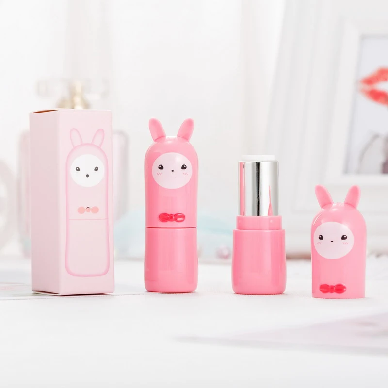 Cute Cartoon Alpaca Batom Tubos Vazios, Lip Balm Containers, Recarregáveis para DIY, Amostra De Batom Cosmético Caseiro, 12.1mm