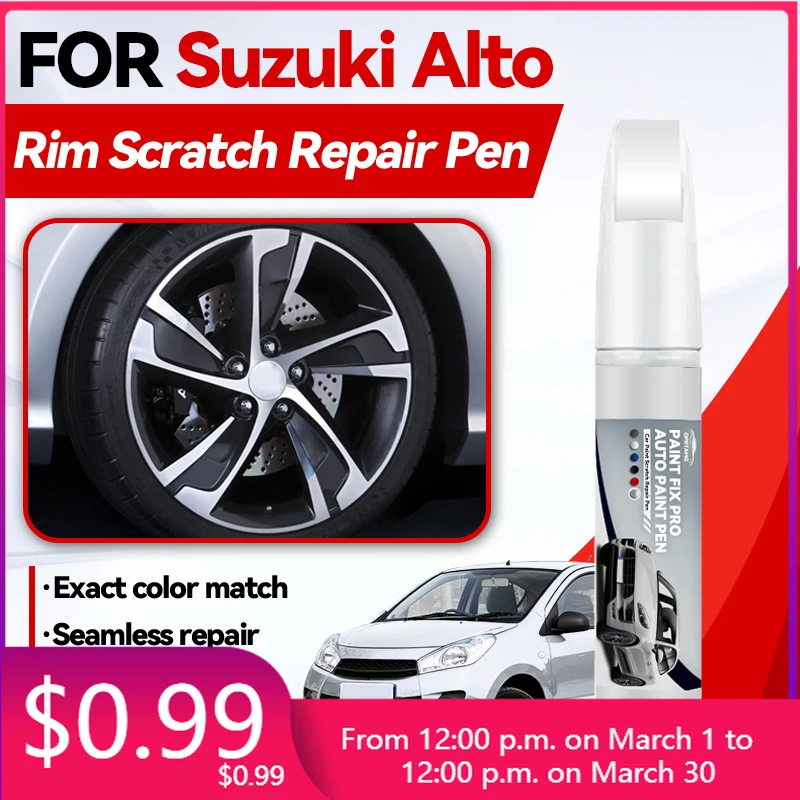 Car Accessories For Suzuki Alto 2004-2025 HA24 HA25 HA36 HA37 Paint Repair Pen Touch Up Scratch Remover DIY Auto Acces