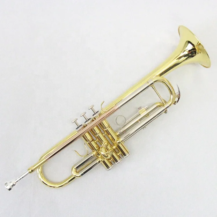 

Standard B Flat China Brass Bb Key Professional Tromba Trompete Trompeta Trumpet Instrument With Case In Stock Cheap Trumpet