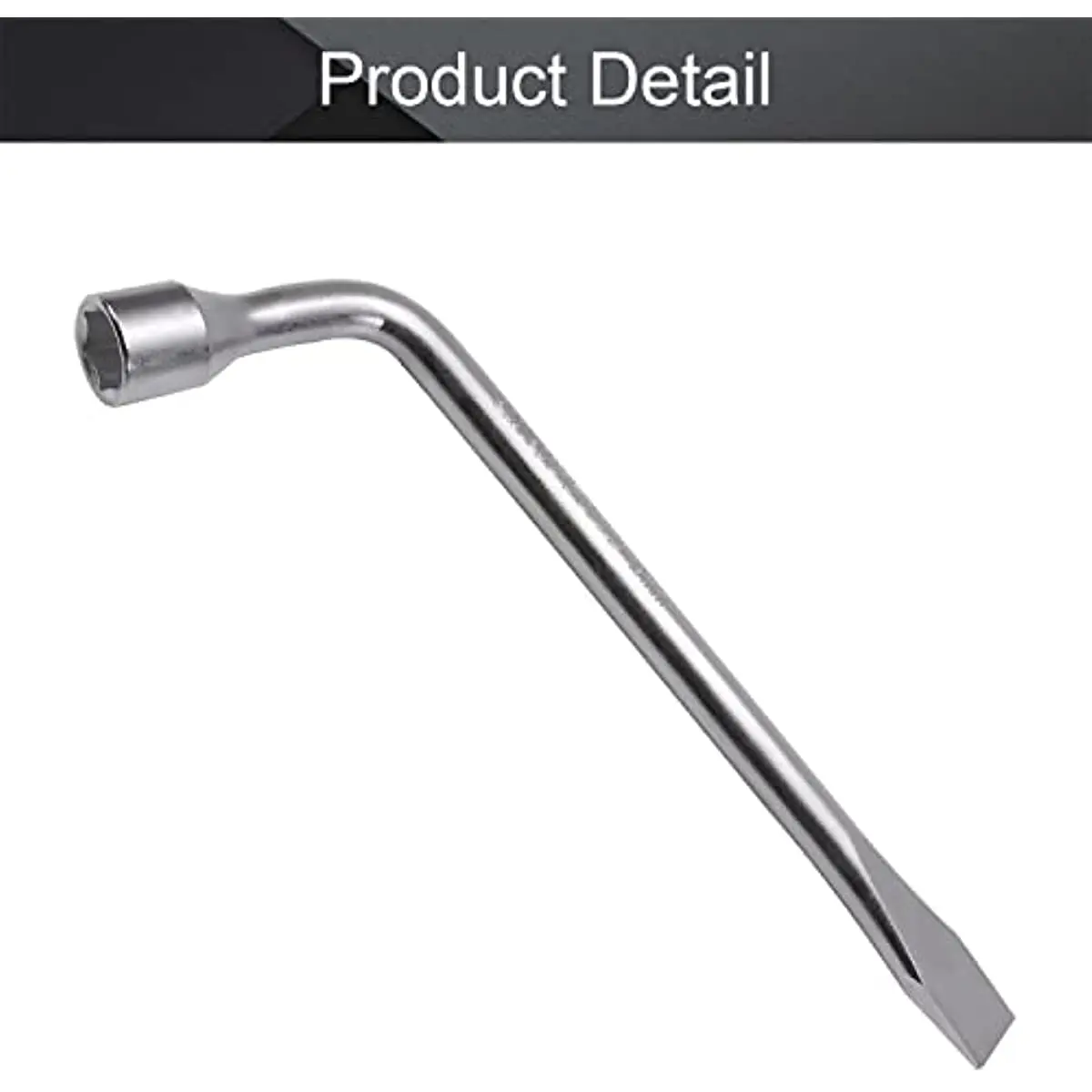 Heavy Duty L Type Lug Wrench 17 19 21mm Hex Socket Tool for Car Spare Tire Replacement Vehicle Maintenance And Repair