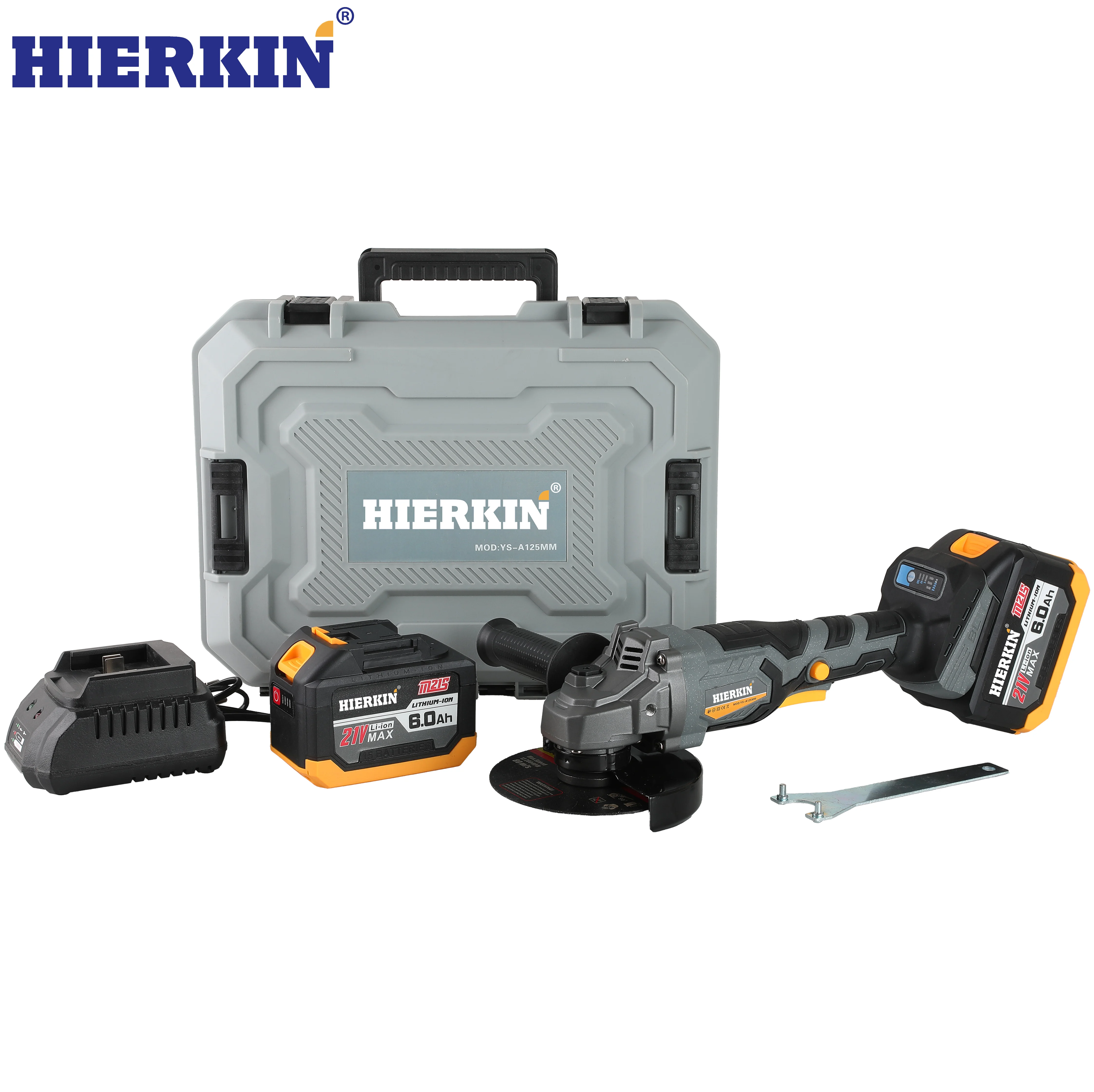 Brushless Cordless Angle Grinder M14 Grinding Machine Cutting Electric Grinder 21V for Battery Power Tool DIY Trigger view 3