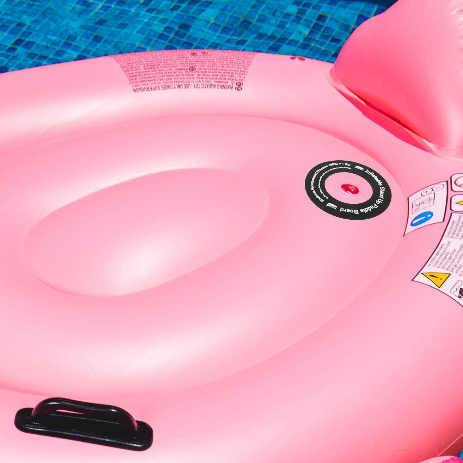 High-Performance Round PVC Inflatable Bed Valve Gasket Air Nozzle Pad Compatible with Camping Mattress Inflatable Sofa Sea