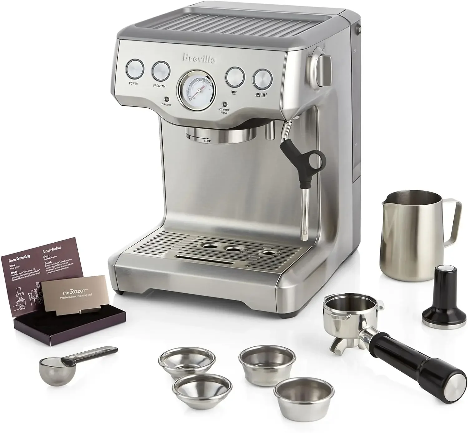 Breville Infuser Espresso Machine BES840XL, Brushed Stainless Steel