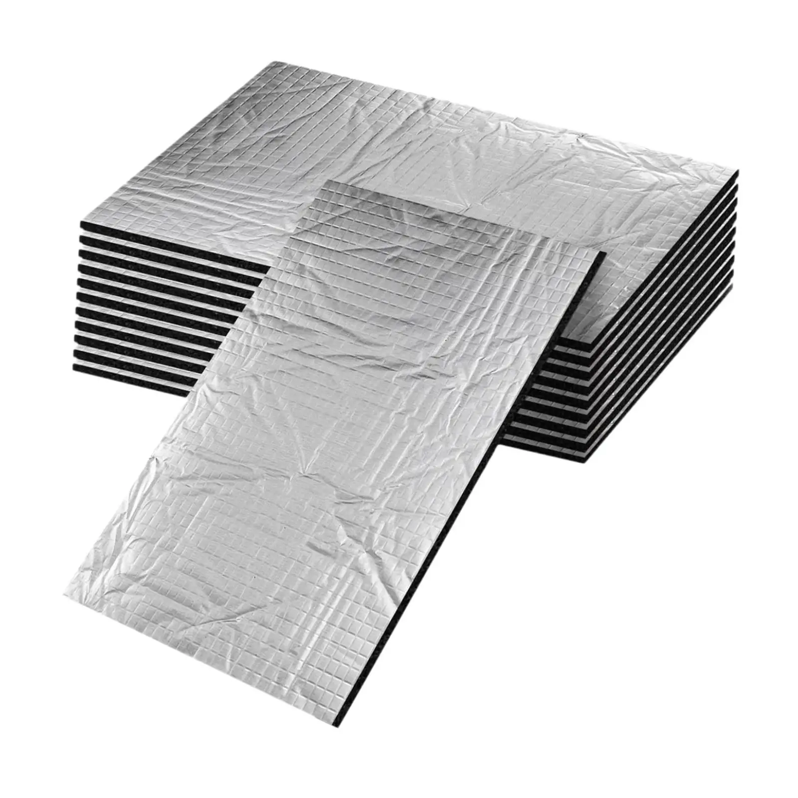 Automotive Sound Heat Insulation Pad Triple Layer Self Adhesive Car Soundproof Mat for SUV Truck Engine Bay