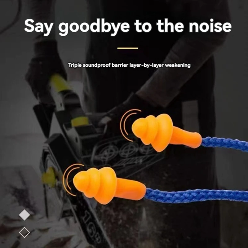 Labor Protection Earphone Ear Plugs Bluetooth Headset For Work Factory Construction Sites Noisy Places