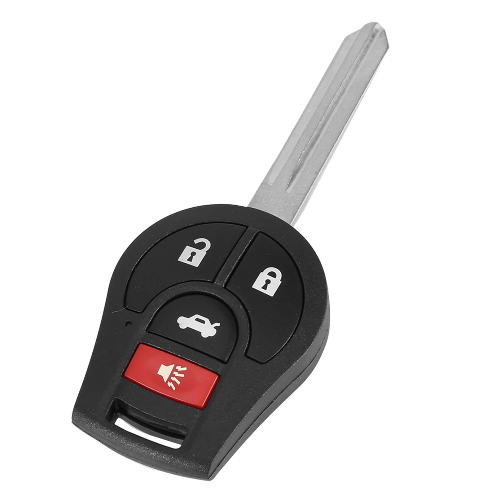 4 أزرار مفتاح السيارة عن بعد مع 46 رقاقة تناسب Nissan Vers 2013-2017 مفتاح السيارة صالح لنيسان #2