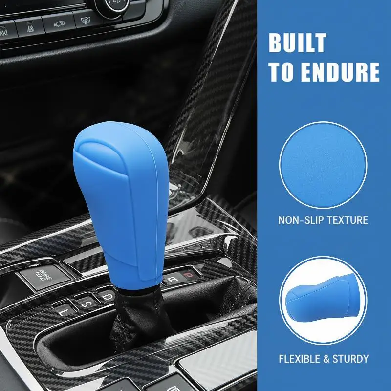 Thickened Durable Silicone Car Gear Shift Knob Cover Scratch Resistant for Mazda3 Axela CX4 CX5 CX8 Auto Supplies