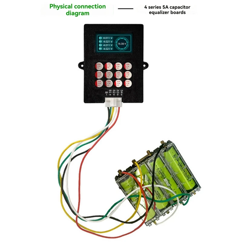 Lifepo4 Active Balancer 5A Lipo Active Balancer 4S 12V Активный эквалайзер с литиевой батареей