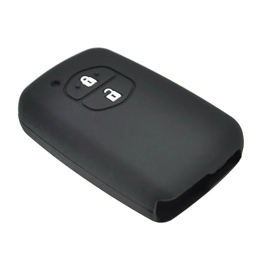Soft Silicone Auto Key Case Cover for Toyota For RAV4 2010 2015 Remote Compatible Material Against Environmental Damage